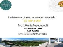 1 Prof. Maria Papadopouli