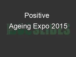 Positive Ageing Expo 2015