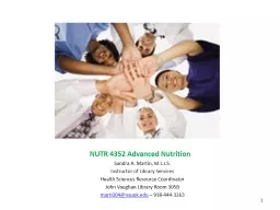 NUTR 4352 Advanced Nutrition