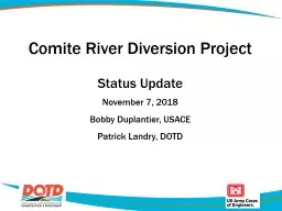 Comite  River Diversion Project