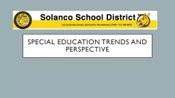 Special Education Trends and Perspective