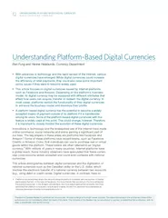 nderstanding PlatformBased Digital Currencies Ben Fung