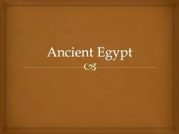Ancient Egypt The Pharaohs