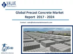 Precast Concrete Market Report | Industry Analysis 2018-2025