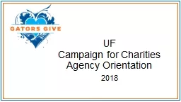 2018  UF  Campaign  for Charities