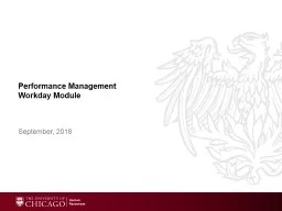Performance Management Workday Module