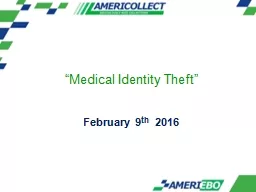 “Medical Identity Theft”