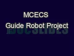 MCECS Guide Robot Project