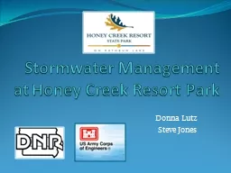 Stormwater Management at Honey Creek Resort Park