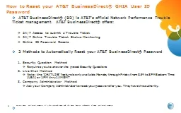 AT&T  BusinessDirect