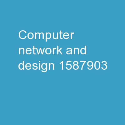 COMPUTER NETWORK AND DESIGN