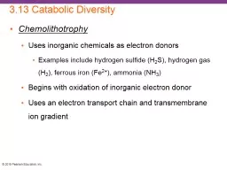 3.13 Catabolic Diversity