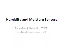 Humidity and Moisture Sensors