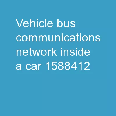 Vehicle Bus Communications Network inside a Car