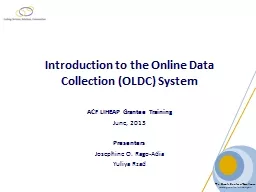Introduction to the Online Data
