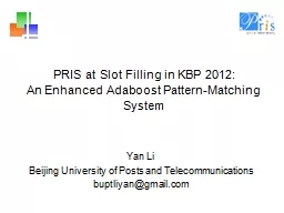 PRIS at Slot Filling in KBP 2012:
