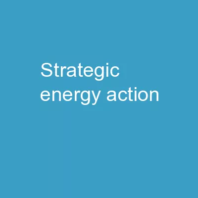 Strategic  Energy Action