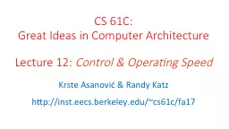 CS 61C:  Great Ideas in Computer