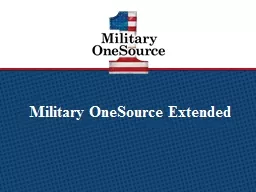 Military OneSource Extended