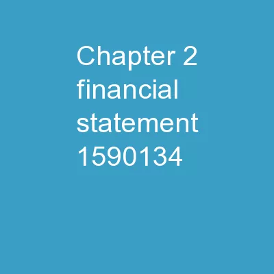 Chapter   2  Financial Statement