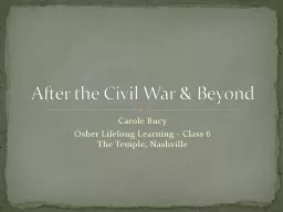 Carole  Bucy Osher  Lifelong Learning - Class 6