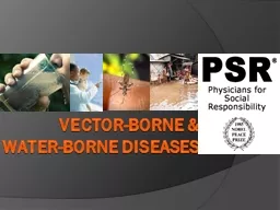 Vector-Borne & Water-Borne Diseases