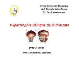 Hypertrophie  B énigne de la Prostate