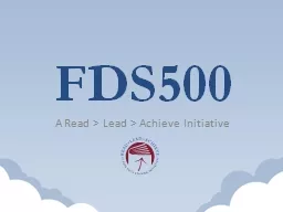 FDS500 A Read > Lead > Achieve Initiative