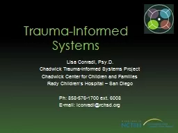 Trauma-Informed Systems Lisa