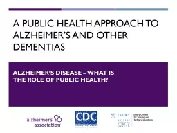 A Public Health Approach to