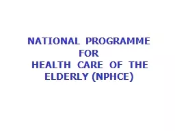 NATIONAL  PROGRAMME  FOR