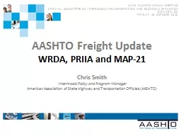 AASHTO   Freight  Update