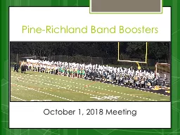 Pine- Richland Band Boosters