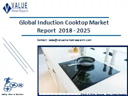 Induction Cooktop Market 2018-2025 Global Industry Research Report