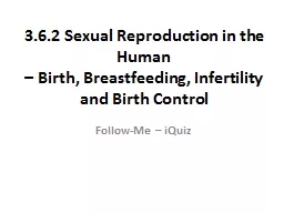 3.6.2  Sexual Reproduction in