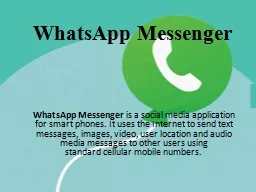 WhatsApp Messenger WhatsApp Messenger 