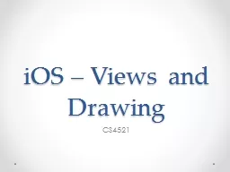 iOS  – Views and Drawing