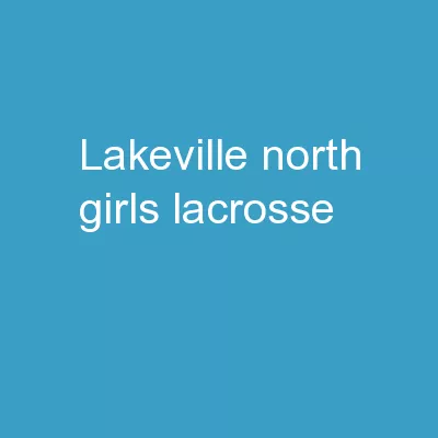 Lakeville North Girls Lacrosse