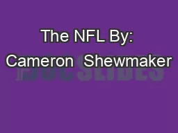 The NFL By: Cameron  Shewmaker