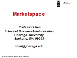 Marketspace   Professor Chen