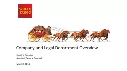 Company and Legal Department Overview