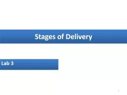 Stages of Delivery  Lab 3