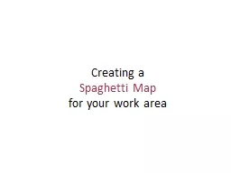 Creating a  Spaghetti Map