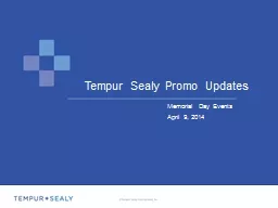 Tempur Sealy Promo Updates