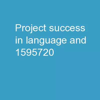Project  SUCCESS in  Language and