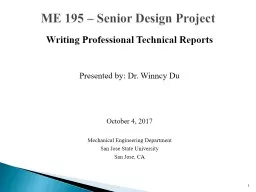 Writing Professional Technical Reports