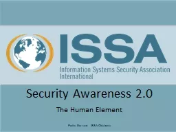 Security Awareness 2.0 The Human