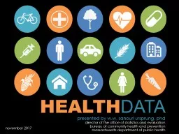 HEALTH DATA 	 presented by