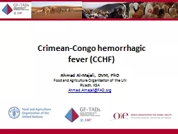 Crimean-Congo hemorrhagic fever (CCHF)