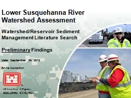 Lower Susquehanna River Watershed Assessment